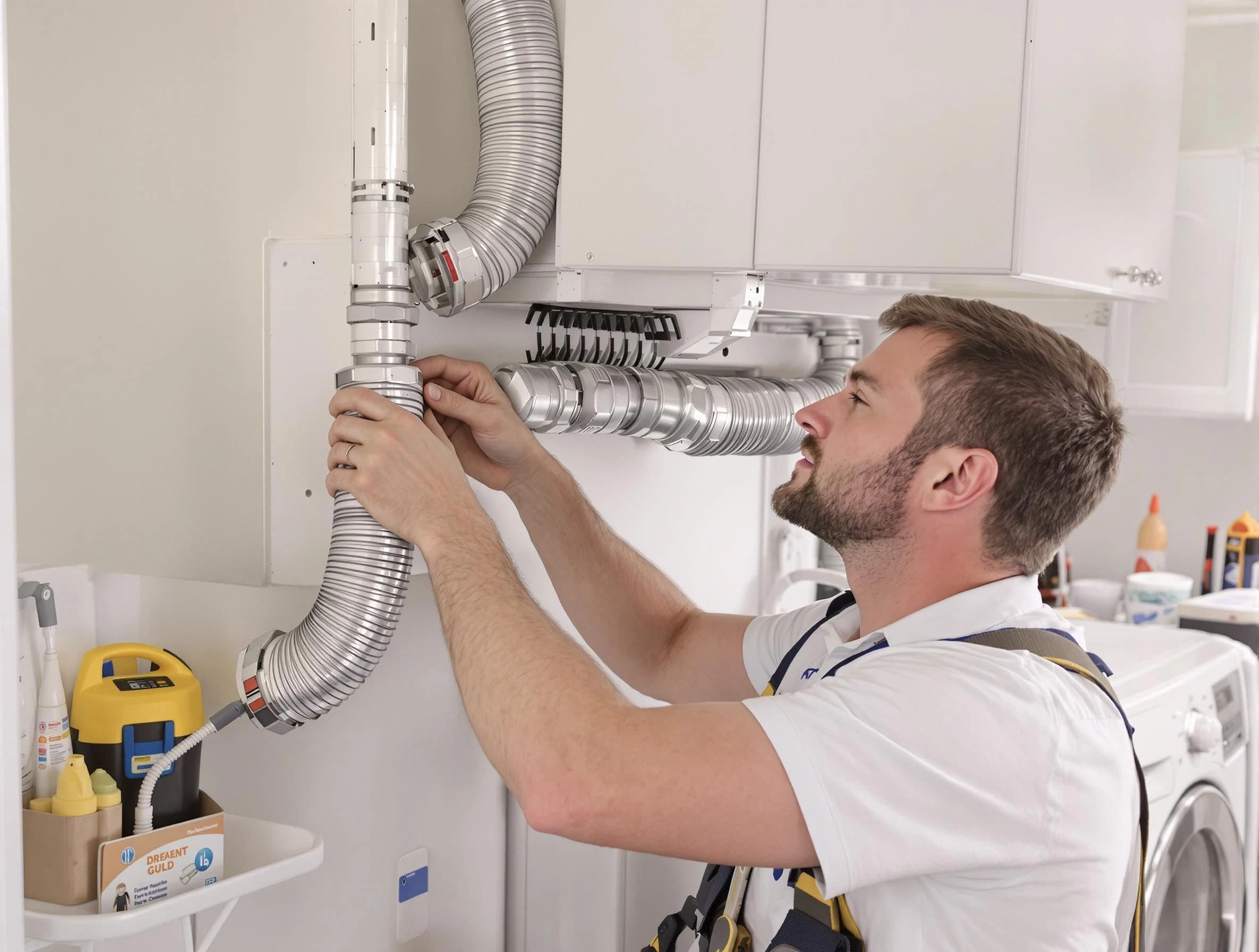 Professional dryer vent repair and installation by Farr West Dryer Vent Cleaning in Farr West