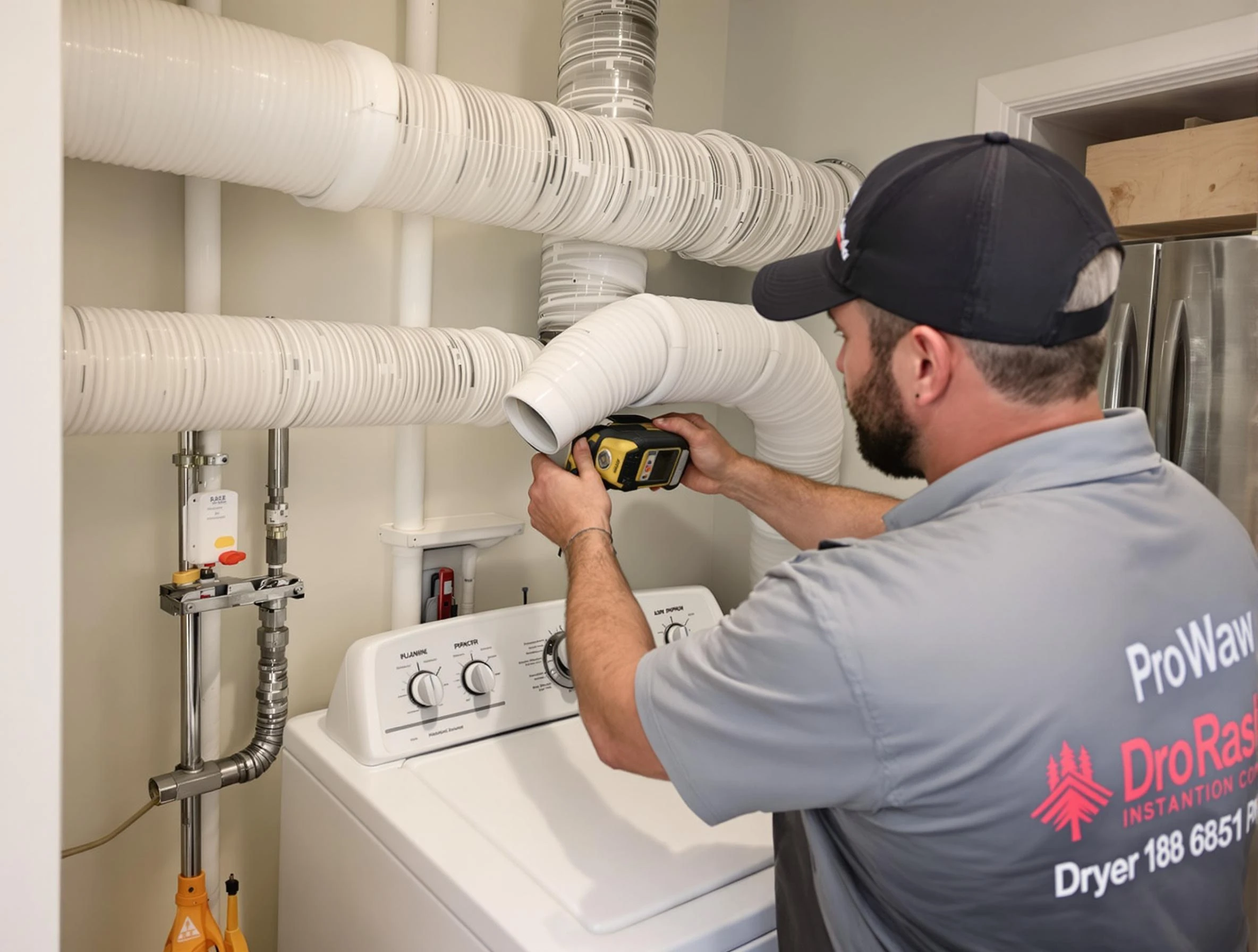 Professional dryer vent hose installation by Farr West Dryer Vent Cleaning in Farr West